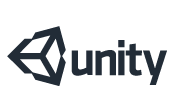 Unity 3D label transparent logo