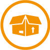 orange box icon