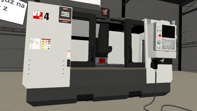 Virtual reality machinery instalation training by MojoApps