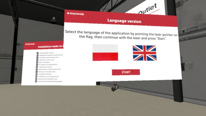 Virtual relity language choose