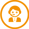 orange consultant icon