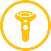 yellow professional simulations icon